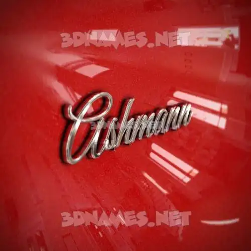 ashmann in Car Paint style - 3D name wallpaper