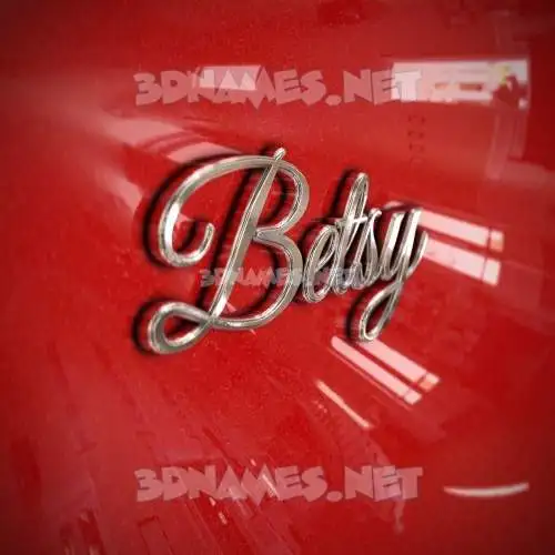 betsy in Car Paint style - 3D name wallpaper betsy in Car Paint style - 3D name wallpaper