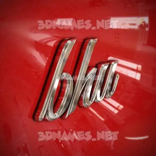 bhu in Car Paint style - 3D name wallpaper bhu in Car Paint style - 3D name wallpaper