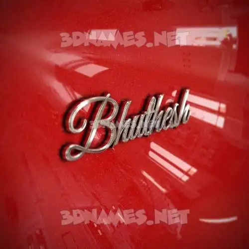 bhuthesh in Car Paint style - 3D name wallpaper bhuthesh in Car Paint style - 3D name wallpaper