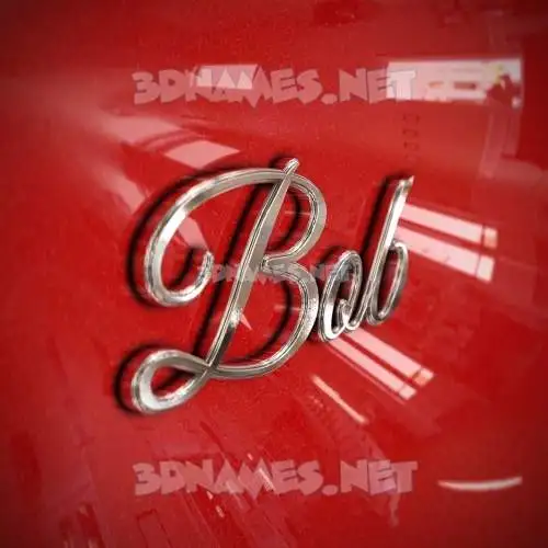 bob in Car Paint style - 3D name wallpaper bob in Car Paint style - 3D name wallpaper