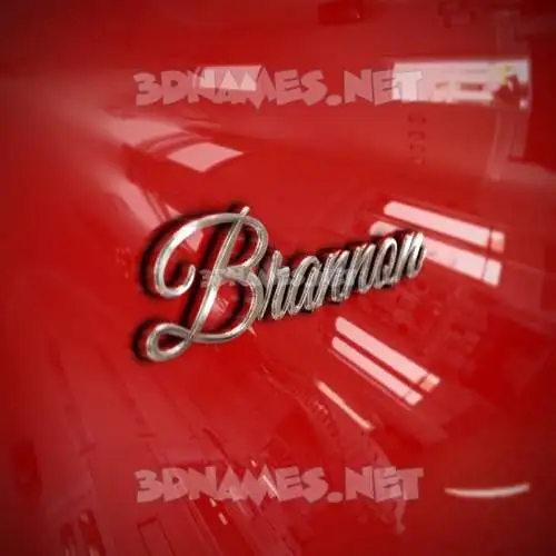 brannon in Car Paint style - 3D name wallpaper brannon in Car Paint style - 3D name wallpaper
