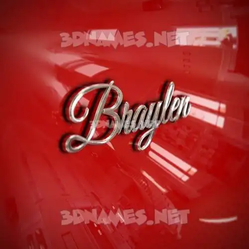 braylen in Car Paint style - 3D name wallpaper braylen in Car Paint style - 3D name wallpaper