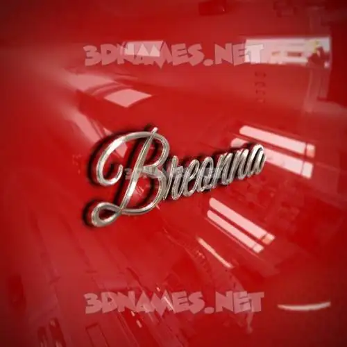 breonna in Car Paint style - 3D name wallpaper breonna in Car Paint style - 3D name wallpaper