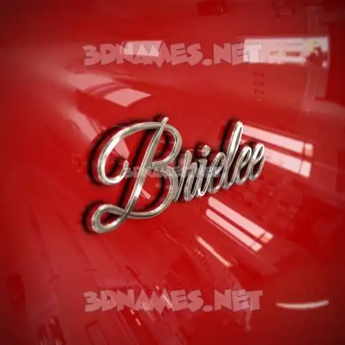 brielee in Car Paint style - 3D name wallpaper