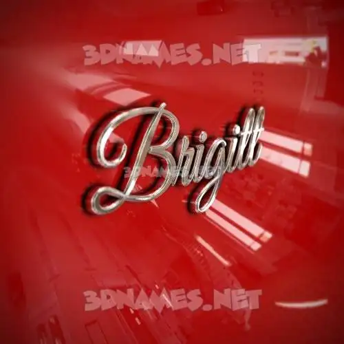 brigitt in Car Paint style - 3D name wallpaper brigitt in Car Paint style - 3D name wallpaper