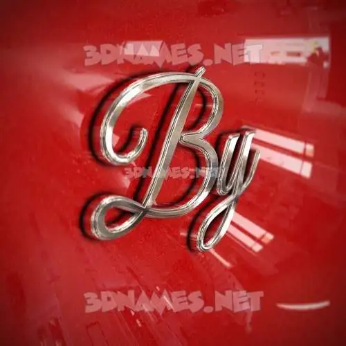 by in Car Paint style - 3D name wallpaper by in Car Paint style - 3D name wallpaper