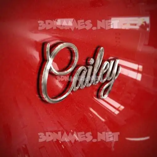 cailey in Car Paint style - 3D name wallpaper cailey in Car Paint style - 3D name wallpaper