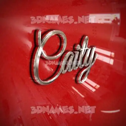 caity in Car Paint style - 3D name wallpaper caity in Car Paint style - 3D name wallpaper