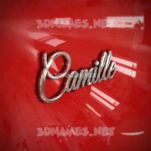camille in Car Paint style - 3D name wallpaper camille in Car Paint style - 3D name wallpaper
