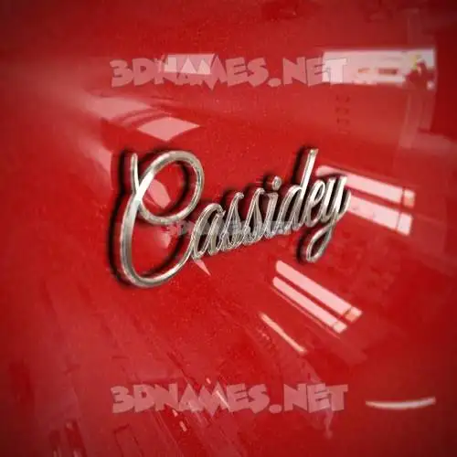 cassidey in Car Paint style - 3D name wallpaper cassidey in Car Paint style - 3D name wallpaper