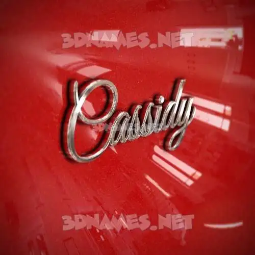 cassidy in Car Paint style - 3D name wallpaper cassidy in Car Paint style - 3D name wallpaper