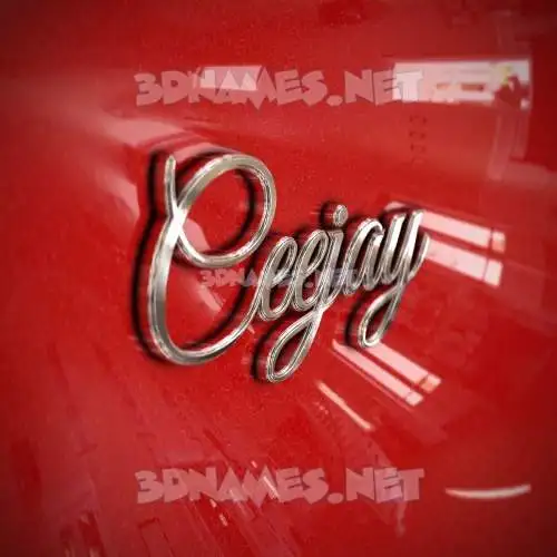 ceejay in Car Paint style - 3D name wallpaper ceejay in Car Paint style - 3D name wallpaper