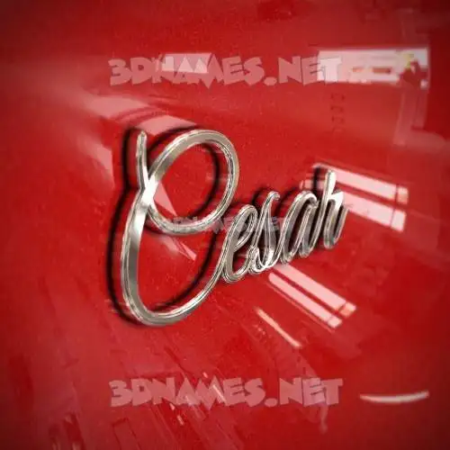 cesar in Car Paint style - 3D name wallpaper cesar in Car Paint style - 3D name wallpaper