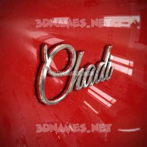 chadi in Car Paint style - 3D name wallpaper chadi in Car Paint style - 3D name wallpaper