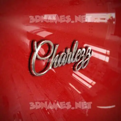 charlezz in Car Paint style - 3D name wallpaper charlezz in Car Paint style - 3D name wallpaper