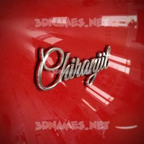 chiranjit in Car Paint style - 3D name wallpaper chiranjit in Car Paint style - 3D name wallpaper