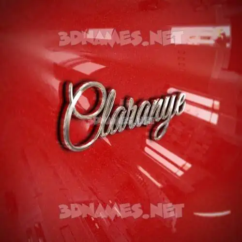 claranye in Car Paint style - 3D name wallpaper claranye in Car Paint style - 3D name wallpaper