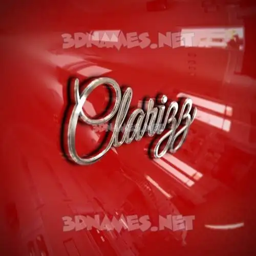 clarizz in Car Paint style - 3D name wallpaper clarizz in Car Paint style - 3D name wallpaper