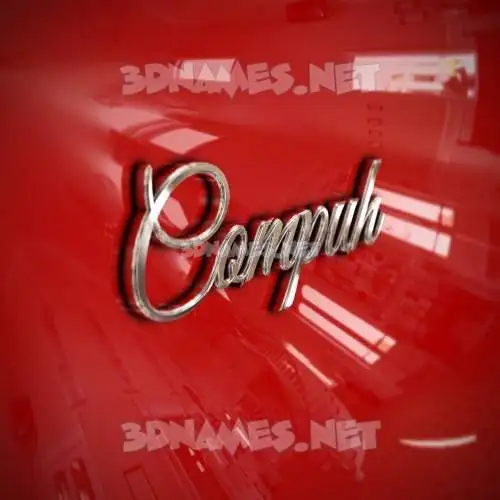 compuh in Car Paint style - 3D name wallpaper compuh in Car Paint style - 3D name wallpaper