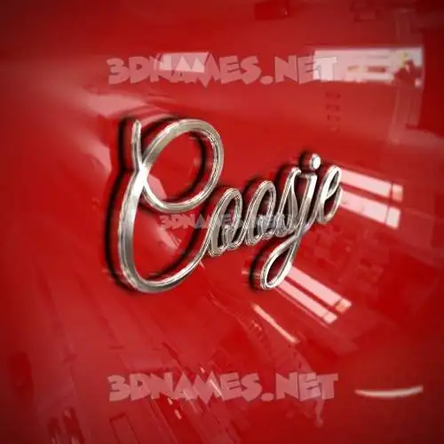 coosje in Car Paint style - 3D name wallpaper coosje in Car Paint style - 3D name wallpaper