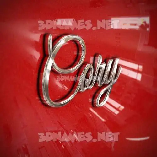 cory in Car Paint style - 3D name wallpaper cory in Car Paint style - 3D name wallpaper