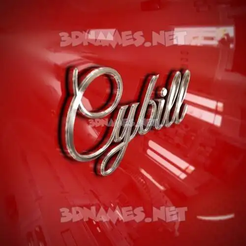cybill in Car Paint style - 3D name wallpaper cybill in Car Paint style - 3D name wallpaper