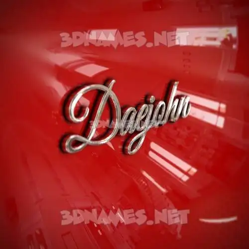 daejohn in Car Paint style - 3D name wallpaper daejohn in Car Paint style - 3D name wallpaper