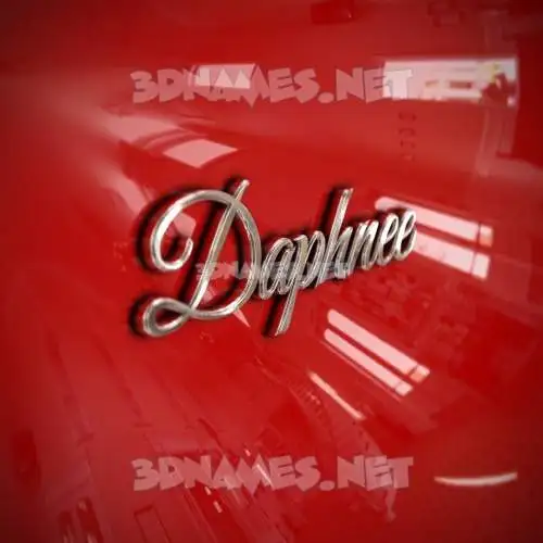 daphnee in Car Paint style - 3D name wallpaper daphnee in Car Paint style - 3D name wallpaper