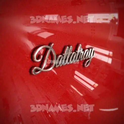 dattatray in Car Paint style - 3D name wallpaper