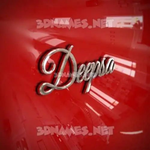 deepsa in Car Paint style - 3D name wallpaper deepsa in Car Paint style - 3D name wallpaper