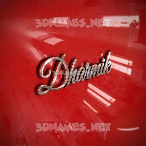 dharmik in Car Paint style - 3D name wallpaper dharmik in Car Paint style - 3D name wallpaper