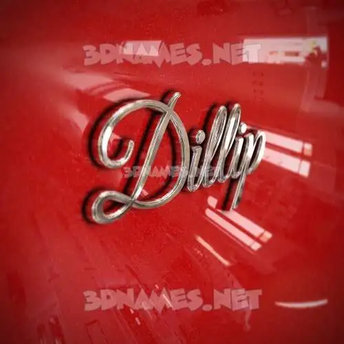 dillip in Car Paint style - 3D name wallpaper dillip in Car Paint style - 3D name wallpaper
