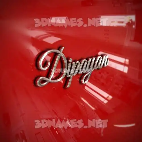 dipayan in Car Paint style - 3D name wallpaper