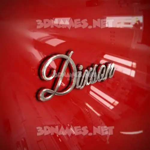 dixson in Car Paint style - 3D name wallpaper dixson in Car Paint style - 3D name wallpaper