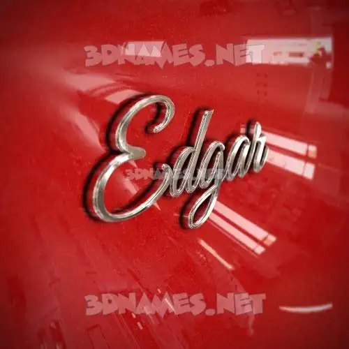 edgar in Car Paint style - 3D name wallpaper edgar in Car Paint style - 3D name wallpaper