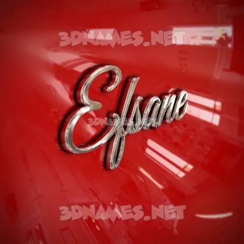 efsane in Car Paint style - 3D name wallpaper efsane in Car Paint style - 3D name wallpaper
