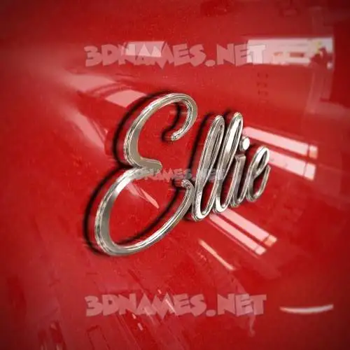 ellie in Car Paint style - 3D name wallpaper ellie in Car Paint style - 3D name wallpaper