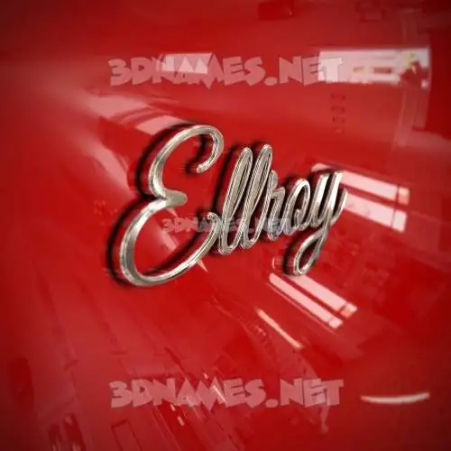 ellroy in Car Paint style - 3D name wallpaper ellroy in Car Paint style - 3D name wallpaper