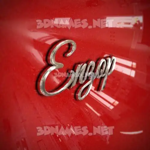 enzop in Car Paint style - 3D name wallpaper enzop in Car Paint style - 3D name wallpaper