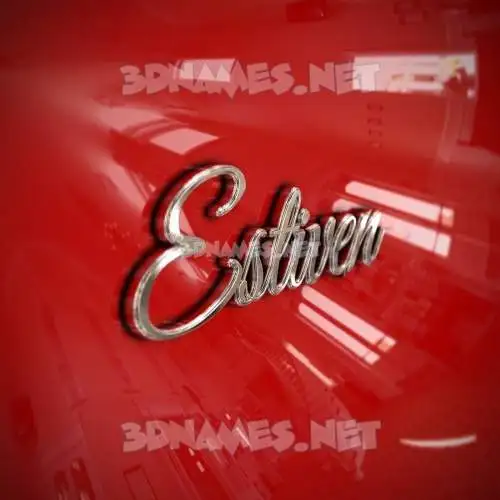 estiven in Car Paint style - 3D name wallpaper estiven in Car Paint style - 3D name wallpaper