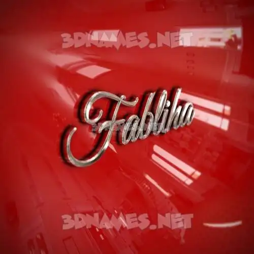 fabliha in Car Paint style - 3D name wallpaper fabliha in Car Paint style - 3D name wallpaper