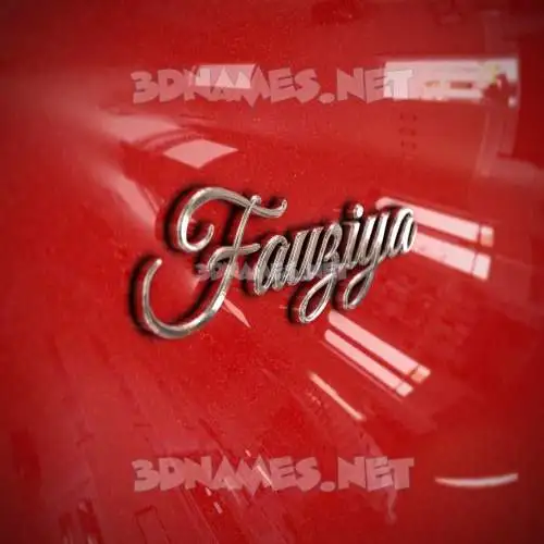 fauziya in Car Paint style - 3D name wallpaper fauziya in Car Paint style - 3D name wallpaper