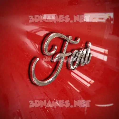 feni in Car Paint style - 3D name wallpaper feni in Car Paint style - 3D name wallpaper