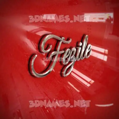 fezile in Car Paint style - 3D name wallpaper fezile in Car Paint style - 3D name wallpaper
