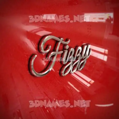 fizzy in Car Paint style - 3D name wallpaper fizzy in Car Paint style - 3D name wallpaper
