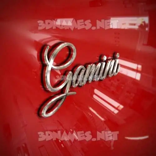 gamini in Car Paint style - 3D name wallpaper gamini in Car Paint style - 3D name wallpaper