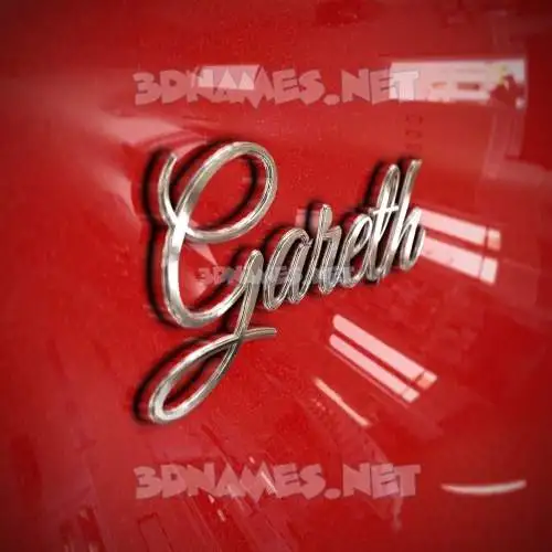 gareth in Car Paint style - 3D name wallpaper gareth in Car Paint style - 3D name wallpaper