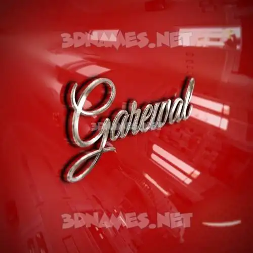 garewal in Car Paint style - 3D name wallpaper garewal in Car Paint style - 3D name wallpaper