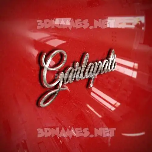 garlapati in Car Paint style - 3D name wallpaper garlapati in Car Paint style - 3D name wallpaper